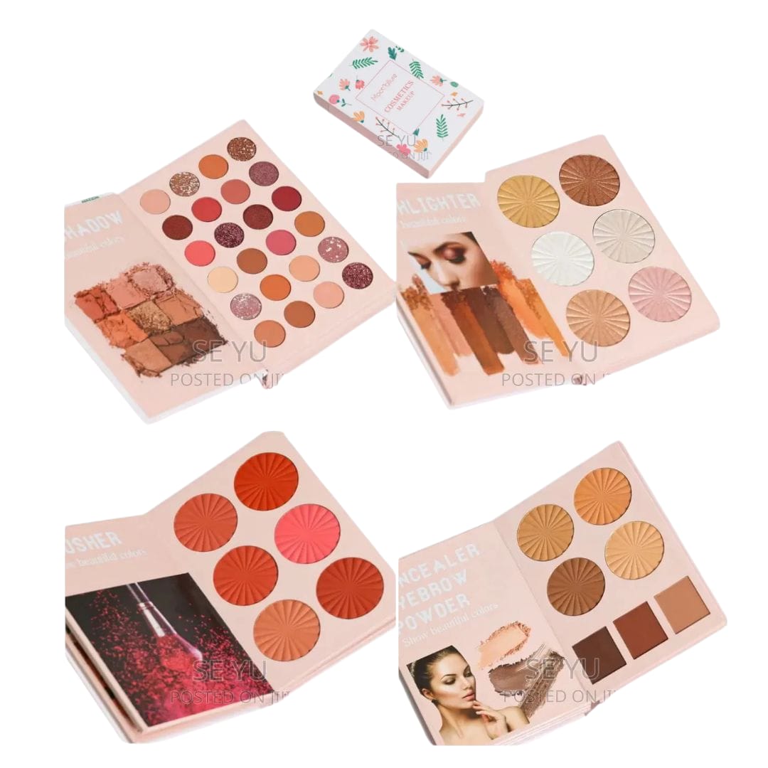 4 in 1 eyeshadow palette with free Brush Gift