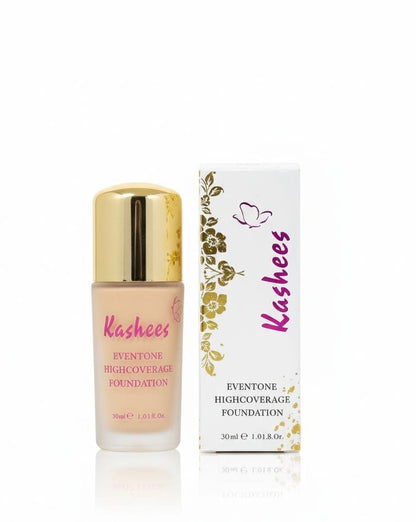 Kashees Eventone Liquid Foundation | High Coverage Long Lasting