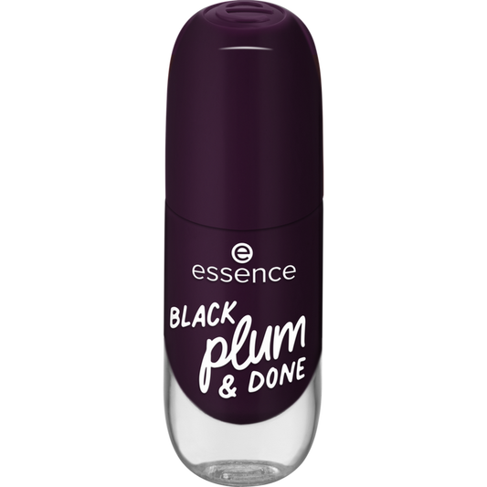 Essence - Gel Nail Polish - 84 Black Plum 8Ml
