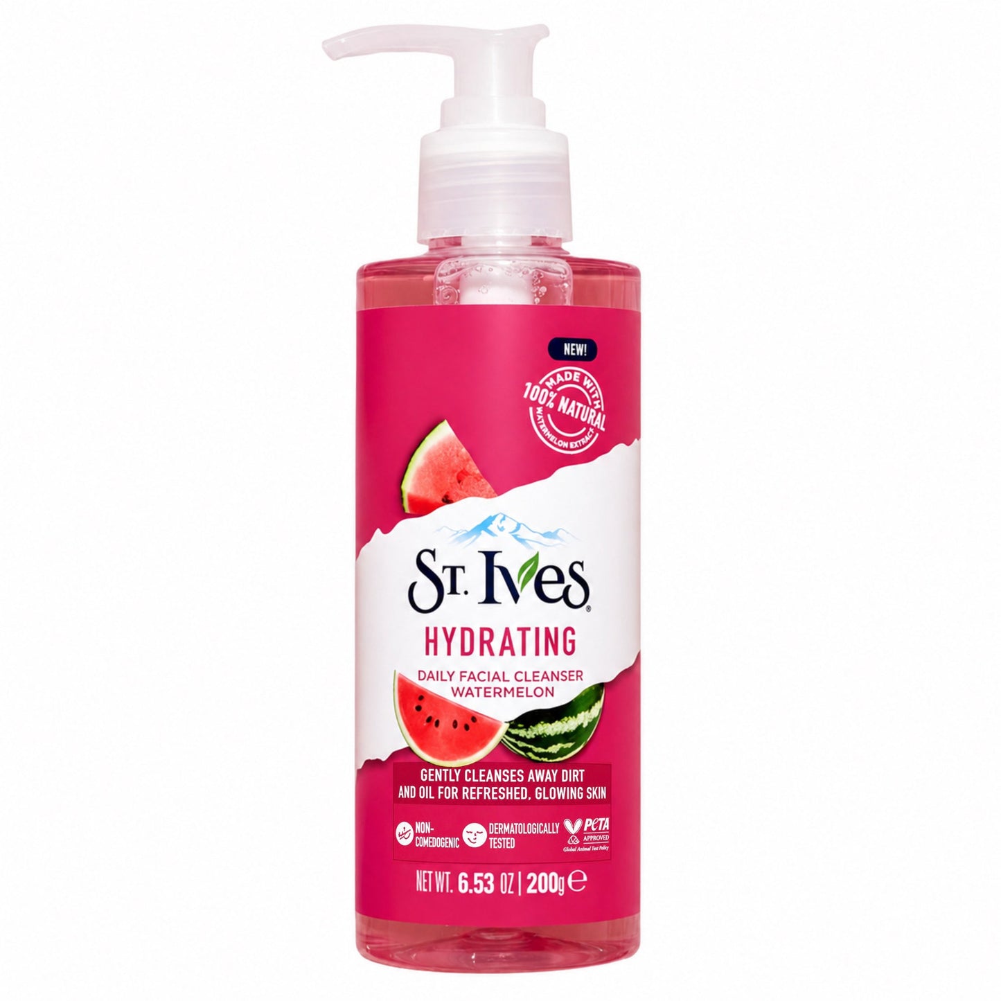 St.Ives - Hydrating Watermelon Facial Cleanser - 6.53 Oz / 200G