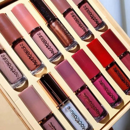Summer Offer 40 % Off Matte Lip Gloss Set ( Pack of 12 ) Allow to open پارسل کھول کر چک کرے اس کے بعد پیمنٹ ادا کرے